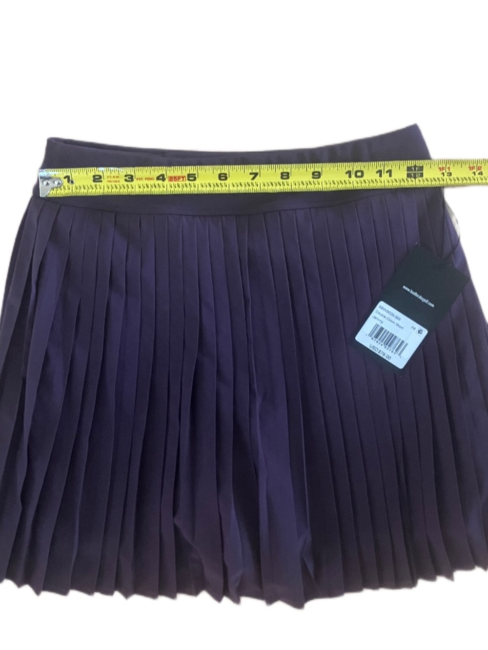 Bad Birdie Women's 16" Double Down Golf Skort Size XS Jammy Color NWT - Picture 7 of 9